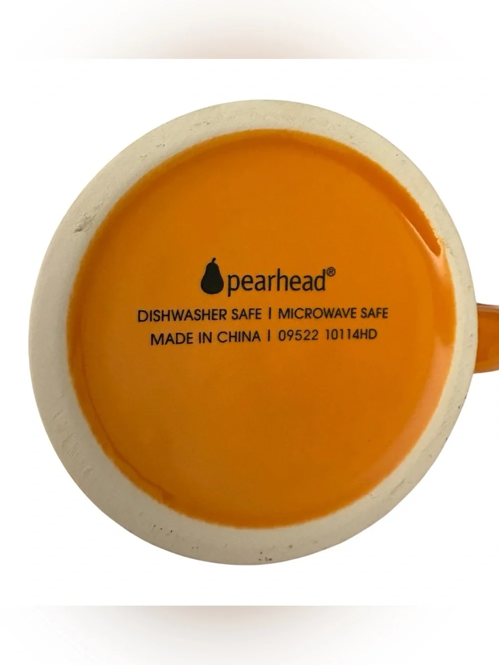 Pearhead Good Morning Pumpkin Mug Coffee Cup Jack-O-Lantern Halloween Fall